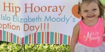 The young 2-year old that got adopted during over a Zoom call